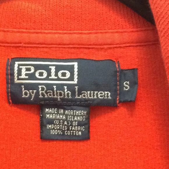 Polo by RL Orange Quarter-Zip Sweater Green Pony - Picture 5 of 8